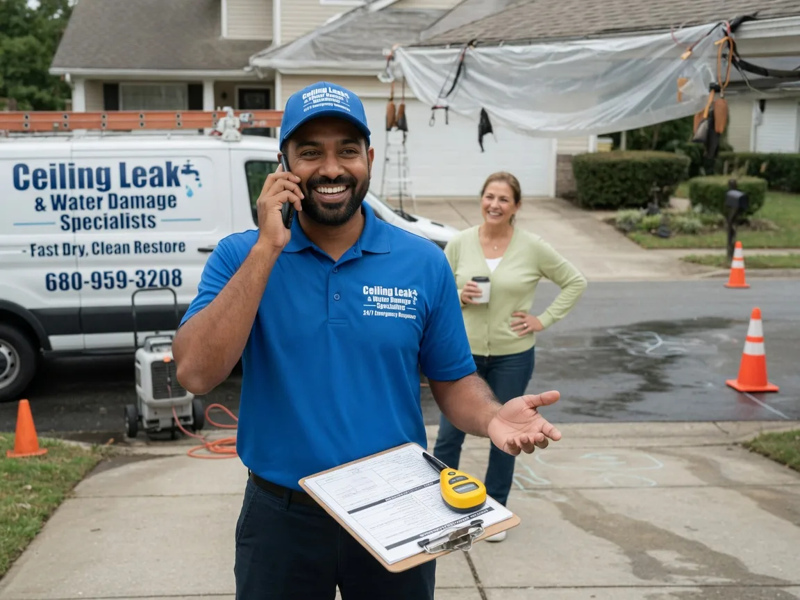 Ceiling Leak Cleanup Waterloo, WI FAQs